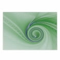 thumbnail image 1 of Spires Cutting Board, Curve Windsround Fixed Motif Continuously Increasing Spirals Computer Print, Decorative Tempered Glass Cutting and Serving Board, Small Size, Green, by Ambesonne, 1 of 1