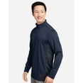 thumbnail image 2 of Harriton M786 Men's Flash Snag Protection Plus IL Colorblock Quarter-Zip Pullover-Dark Navy/ Dark Charcoal-3XL, 2 of 6