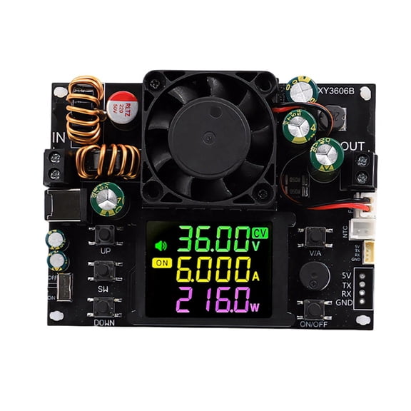 HOT XY3606B CNC Boost Reduce Voltage DC Adjustable Regulated Power Supply Constant Current 36V/6A/216W LCD Display