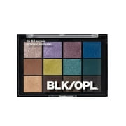 BLK/OPL 12 Well Eye Shadow Palette, Highly Pigmented, Talc Free, BLK Mermaid, .42 oz