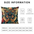 thumbnail image 6 of Acheng Butterflies Decorative Pillow Covers Vintage Butterfly Floral Throw Pillow Covers Abstract Colorful Flower Pillowcases Modern Square Cushion Cases for Sofa Couch Home Decor,2 Pcs White, 6 of 6