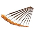 thumbnail image 3 of FUTUREORYY Brush for Painting 9Pcs Fan Shaped Nylon Hair Art Tool Set, 3 of 8