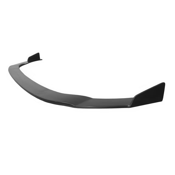 Ikon Motorsports Front Bumper Lip Compatible With 2011-2013 Scion tC, Unpainted Black Chin Spoiler Splitter PU Polyurethane Protector Add-On Valance Trim IKON Style 3PC Body Kit