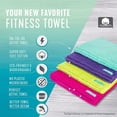 thumbnail image 2 of Facesoft Eco Sweat Towel, No Microfiber Gym Towel, Yoga Towel, 1 Pc, 2 of 9