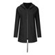 thumbnail image 5 of Sudadera para mujer Otoño Invierno Moda Cremallera sólida Abrigo de manga larga Tops con capucha Odeerbi ODB-5, 5 of 5