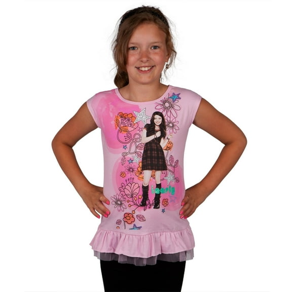 iCarly - Glitter Floral Carly Girls Juvy Dress - Juvy 4