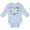 AE-Light Blue, variant on Inktastic Future Chef with Silverware and Hat Boys or Girls Long Sleeve Baby Bodysuit