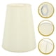 thumbnail image 2 of Lámpara de mesa semicircular, lámpara decorativa, cubierta de lámpara de escritorio para bombilla E14, 2 of 7
