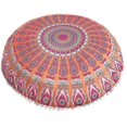 thumbnail image 1 of Indian Mandala Floor Pillows Round Bohemian Cushion Pillows Cover Huge Case E, 1 of 1