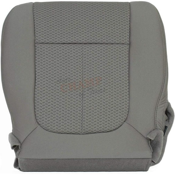Auto Champ Of Texas: Compatible with - 2009-2010 Ford F-150 XLT -Driver Side Bottom Replacement Cloth Seat Cover Gray