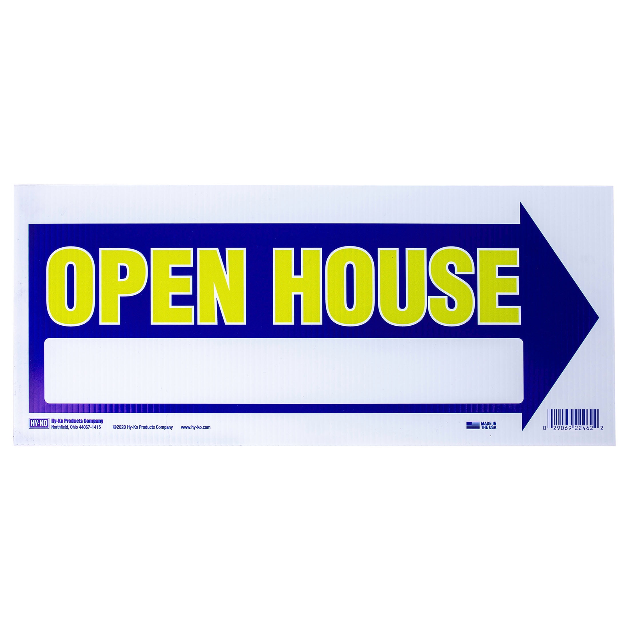 (2 pack) HY-KO Plastic Open House Arrow