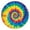 Colorful Rainbow Tie, variant on Colorful Rainbow Tie Dye Spiral Pattern Round Fitted Tablecloth with Elastic Edge,Dining Table Cover Waterproof,Outdoor Round Tablecloth for Camping,Dining,Indoor and Outdoor