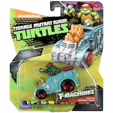 Teenage Mutant Ninja Turtles T-Machines Raphael in Armored Truck Diecast Vehicle