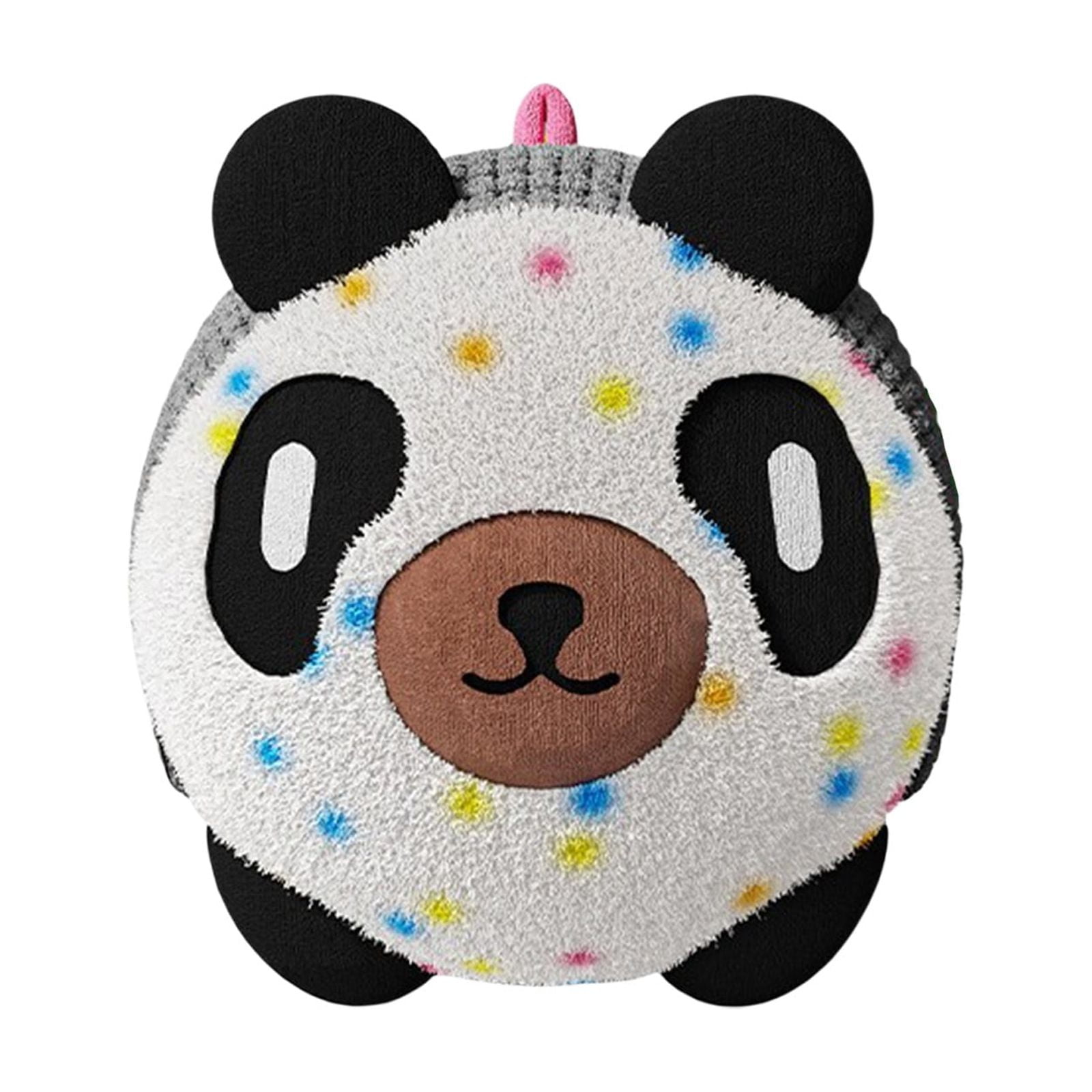 Pet Toys for Dogs and All Sizes Interactive Panda Theme Pineapple with Squeaker and Chew Toy for Indoor Outdoor Play