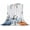 Blue Orange White, variant on Christmas Snowman with Cap Blanket Super Soft Flannel Fleece White Snowflake Blanket Lightweight Cozy Warm Fuzzy Plush Navy Blue Light Blue Microfiber Blankets for Couch Bed Sofa 40x50inch