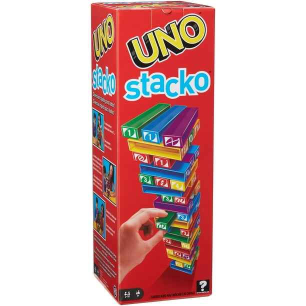 UNO Stacko Game for 210 Players Ages 7 Years and Up
