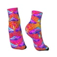 thumbnail image 4 of Bingfone Magic Mushrooms Design Patterned Men'S Women'S Casual Cotton Socks, 4 of 9