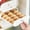 White, variant on Bxaolu Egg Container Holders Dispenser for Refrigerator 18 Eggs, Clear Stackable Holder Tray with Drawer for Fridge, Storage Container with Handles for Refrigerator, Countertop, White