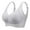 Gray, variant on Women's Red Minimizer Bra Plus Size Anti Sagging Lingerie, Adjustable Side Support Vest, Big Bust Look Small Underwear, Lifting Push Up Daily Top