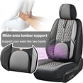 thumbnail image 4 of Car Seat Covers, Suitable For 99% Of Cars, With Built-In Lumbar Support, Premium Pu Leather, Non-Slip Design, And Compatible With Airbags., 4 of 10