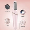 thumbnail image 3 of Electric Foot Callus Remover Rechargeable Food Grinder Electric Foot File Pedicure Kits Callus Razor for Dry Cracked Heels and Dead Skin, 3 of 5