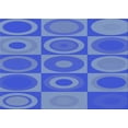 thumbnail image 1 of Ahgly Company Indoor Rectangle Patterned Sky Blue Dress Blue Area Rugs, 2' x 3', 1 of 6