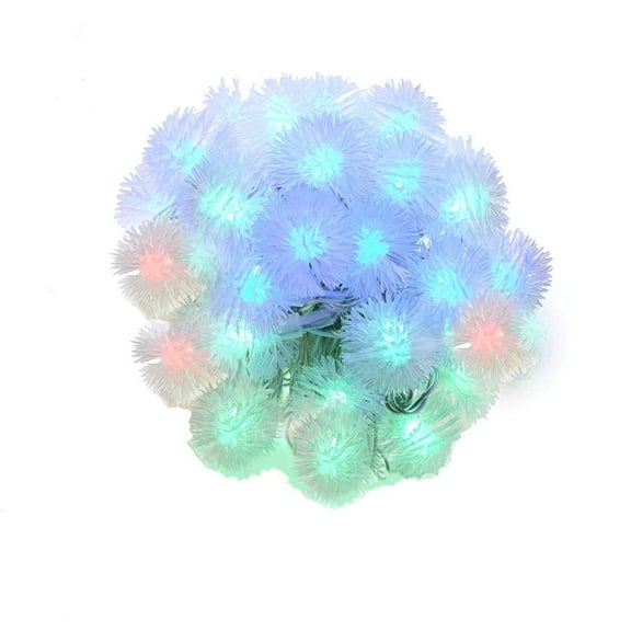 Kurt S. Adler Kurt Adler 50 Spiked Snowball Double Flash Novelty Light Set, Multi