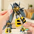 thumbnail image 4 of YiJuHui 3pcs Transformable Alloy Insect Robot Toy, 3 in 1 Deformable Mecha Model, Action Figure, Assembly Simulation Building Set, Durable Plastic and Metal Construction, Interactive Play, 4 of 6
