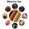 thumbnail image 3 of Self Adhesive Leather Repair Patch Tape 4×63 inch, Vinyl and Leather Repair Kit for Couches, Furniture, Car Seat, Boat Seat, Sofa, Vinyl Upholstery, Chair, Interior, Dark Brown, 3 of 7