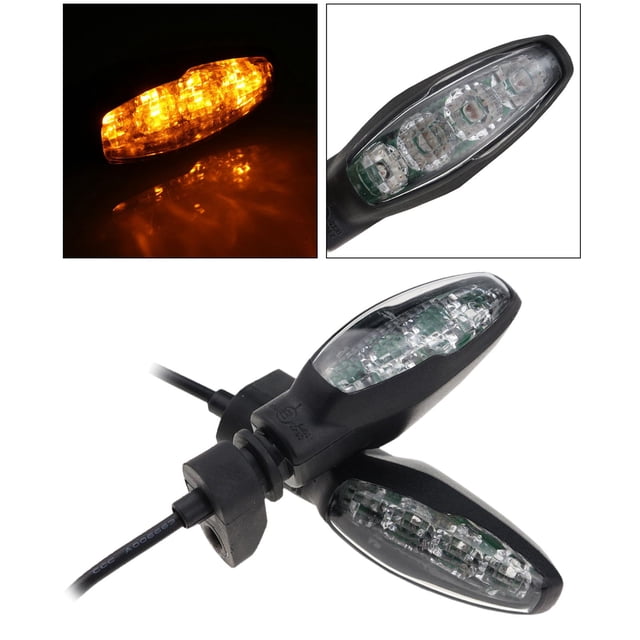 2 piezas de luz intermitente de motocicleta para R/RS/S Cola intermitentes de moto