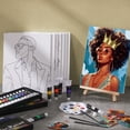 thumbnail image 2 of Art Craft Kit Cholemy, juego de 36 piezas para pintar y beber, 20 x 25 cm, lienzo, 2 of 6