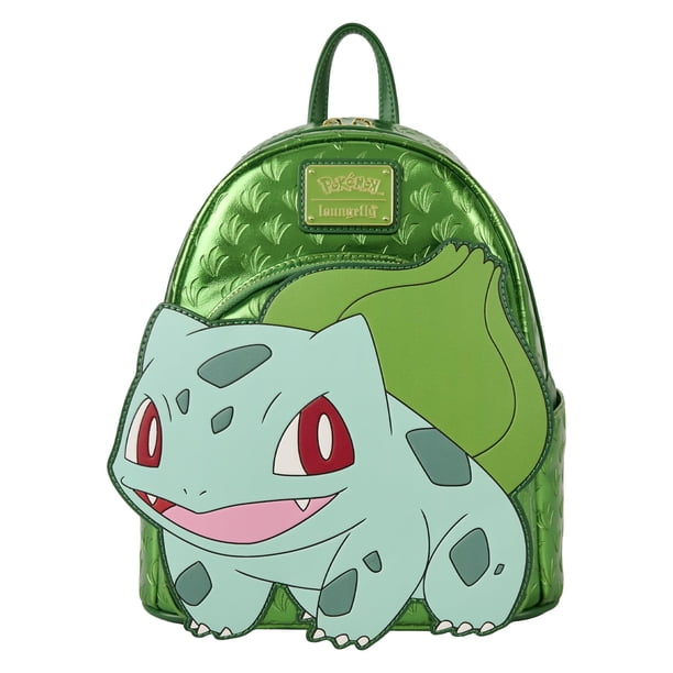 Mochila Mini Loungefly Bulbasaur de Cuero Sintético 23x27x11 cm