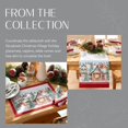 thumbnail image 6 of Home Fashions Storybook Christmas Village Bordered Holiday Wrinkle Resistant Tablecloth, 60" x 84", Rectangle, Multi, 6 of 6