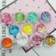 thumbnail image 2 of 18 Colors Mermaid Sequins Gel Holographic Sequins Hair Body Face Glitter Gel Art Loose Sequins, 2 of 5
