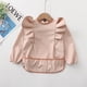 thumbnail image 4 of Monos para niños, ropa de comer con alas de manga larga, ropa de bebé retro, ropa de alimentación impermeable y antisuciedad de PU suave para bebés, 4 of 6