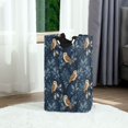 thumbnail image 6 of Yayeee Freestanding Laundry Hamper with Handle Collapsible Large Storage Basket for Clothes, Blue Cartoon Owl Pattern, 6 of 7