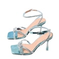 thumbnail image 4 of Zapatos de verano para mujer Correa con hebilla Tacones altos finos Sandalias con punta abierta Zapatos de fiesta Wmkox8yii  shjk7614, 4 of 8
