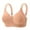 Pink, variant on Plus Size Womens Bra No Underwire Breathable Full Coverage Bras Women's Tank Sports Underwear Gray 46