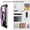 Purple/Gray, variant on LQCrafK Wheelchair Armrest Pouch Organizer Wheelchair Side Bag with 3 Pockets for Electric Wheelchairs Scooter Walker Accessories