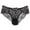 Black, variant on Panties Women Lace Low Waist Breathable Sexy Hollow Mesh Cotton Crotch Briefs Panty Ladies