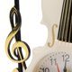 thumbnail image 3 of Reloj despertador con forma de violín, aspecto único, reloj despertador innovador for la decoración del escritorio de la sala de estar del hogar, 3 of 8