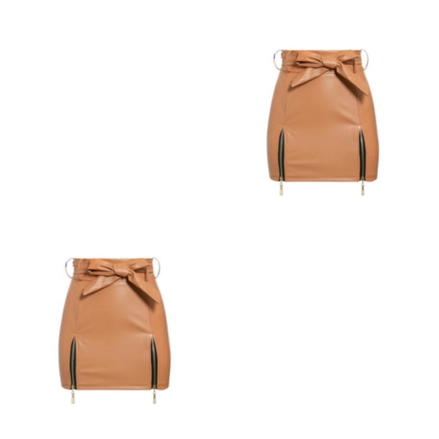 Qarigey Minifalda de cintura alta para mujer, faldas por encima de la rodilla a la moda de algodón para senderismo y escuela para niñas, Type6 NO6