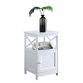 thumbnail image 4 of Convenience Concepts Oxford End Table with Cabinet in White Wood Finish, 4 of 4