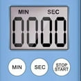 thumbnail image 2 of Digital Kitchen Timers LCD Screen Stopwatch Timer Kitchen Gadgets (Yellow), 2 of 8