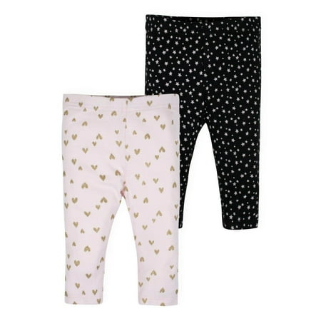 

Organic Cotton Baby Girls 2pk Pants
