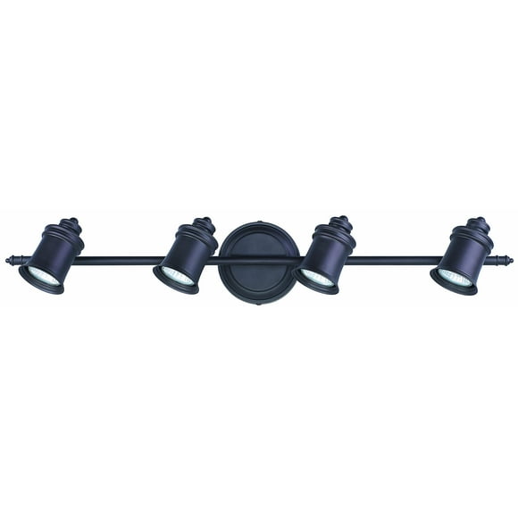 Canarm IT299A04ORB10 Taylor 4-Bulb Wall Mount Track Light Oil Rubbed Bronze