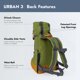 thumbnail image 4 of Mochila portabebés K9 Sport Sack Urban 3 Medium Leafy, 4 of 5