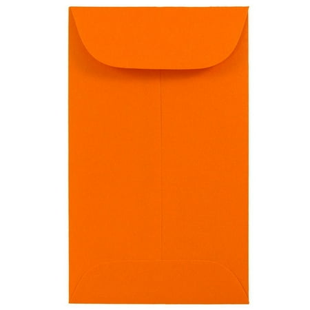 UPC: 0600988698918 | JAM #3 Coin Envelopes  2.5×4.25  Orange  1000/Carton