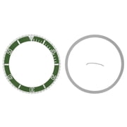 WATCH BEZEL COMPLETE, 60mm, Green, Compatible With ROLEX SUBMARINER 16800 16808 16610 16610LV 16618 GREEN