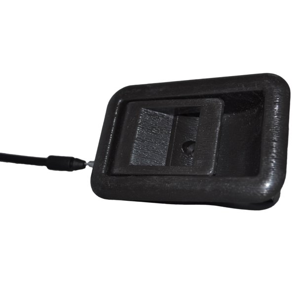 Flapper Recliner Release Handle, 2 5/8" Exposed Wire, Oval tip, 23 1/2